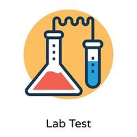 Trendy Lab Experiment vector