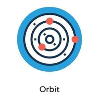 conceptos de órbita de moda vector