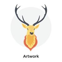 Trendy Reindeer Concepts vector