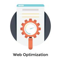 Trendy Web Optimization vector