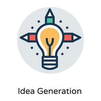 Trendy Creative Thinking vector