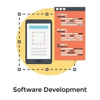 Trendy Programming Concepts vector