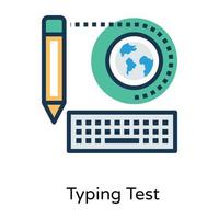 Trendy Global Computing vector