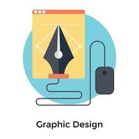 Trendy Digital Art vector