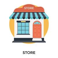 Trendy Store Concepts vector