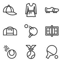 paquete de iconos de vector de deportes