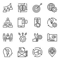 Pack of Business Line Vector Icons