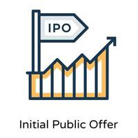 Initial Public Offering vector