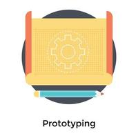 Trendy Prototyping Concepts vector