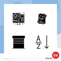 Group of Modern Solid Glyphs Set for design buildings web design eggs house Editable Vector Design Elements