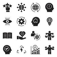 Pack of Businessmen Habits Glyph Vector Icons