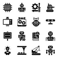 Pack of Robotics Vector Icons