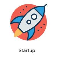 Trendy Startup Concepts vector