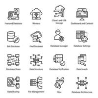 Pack of Cloud Hosting Vector Icons