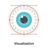 Trendy Digital Visualization vector