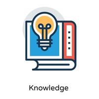 Trendy Creative Knowledge vector