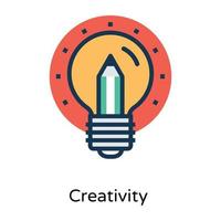 Trendy Creativity Concepts vector