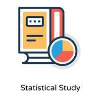 Trendy Statistics Concepts vector