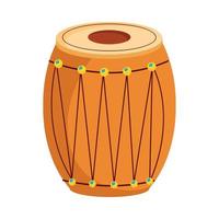 indian culture drum vector