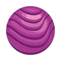 purple planet space outer vector