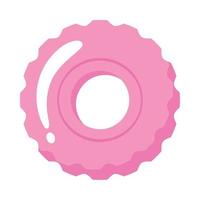 pink gear cog setting vector