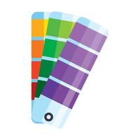 paleta de colores de diseño gráfico vector