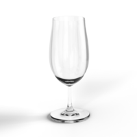 copo de vinho isolado em um fundo transparente. ilustração de renderização 3D. png