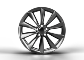 Car disk isolated on transparent background. 3D rendering illustration png