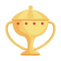 golden chalice cup vector