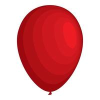 red balloon helium floating vector