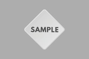 sample text Button. sample Sign Icon Label Sticker Web Buttons vector