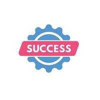 success text Button. success Sign Icon Label Sticker Web Buttons vector