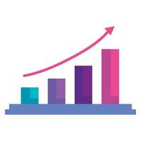 statistics bars infographic vector