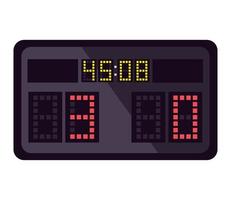 sports scoreboard equipment vector