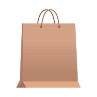 shopping bag paper mockup vector