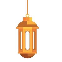 golden arabic lamp vector