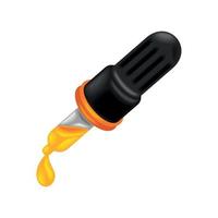 serum pipette icon vector