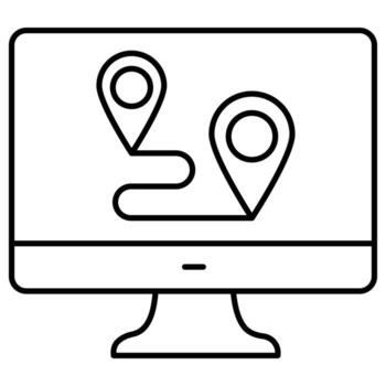 Navigation Map which can easily edit or modify vector