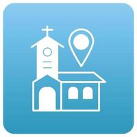 Church Location which can easily edit or modify vector