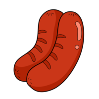 sausage fast food cartoon png