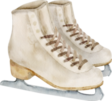 watercolor ice skate png