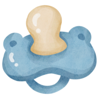 watercolor pacifier baby png