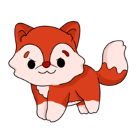 animal de dessin animé de renard png