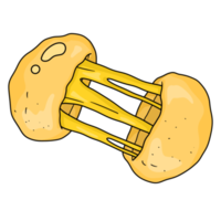 caricature de boule de fromage png