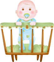 acquerello bambino bambini bambini giocattolo clip arte illustrazione neonato png