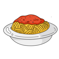 dibujos animados de comida rápida de pasta png