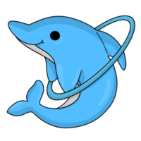 delfino cartone animato animale png