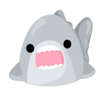 tiburón dibujos animados animal marino png