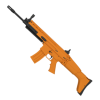 Rifle gun isolated on transparent png