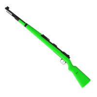 renderização 3D de arma de rifle png